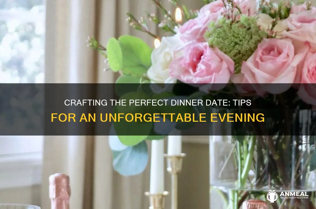 how to write a dinner date