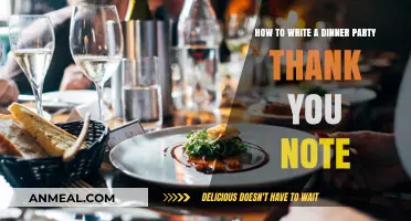 Crafting the Perfect Dinner Party Thank You Note: Tips and Etiquette