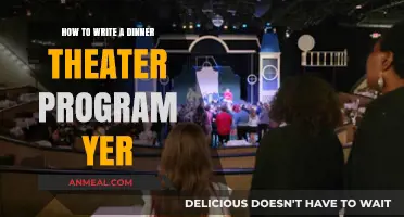 Crafting Engaging Dinner Theater Programs: Tips for a Memorable Evening