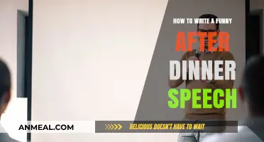 Crafting Hilarious After-Dinner Speeches: Tips for Unforgettable Laughter
