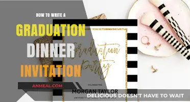 Crafting the Perfect Graduation Dinner Invitation: Tips and Ideas