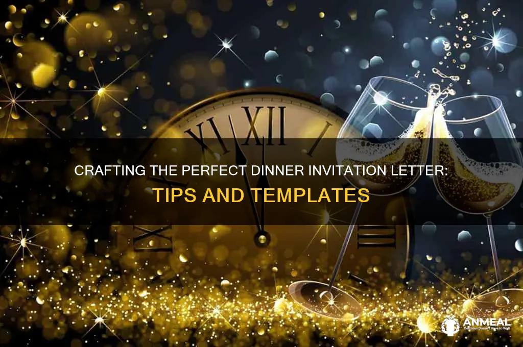 how to write a invitation letter for dinner