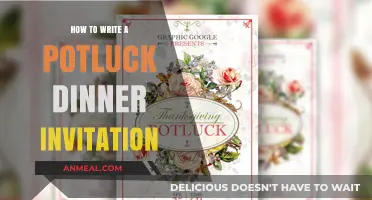 Crafting the Perfect Potluck Dinner Invitation: Tips and Tricks