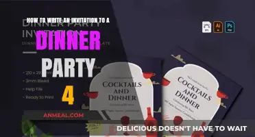 Crafting the Perfect Dinner Party Invitation: Tips and Tricks