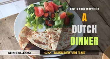 Crafting the Perfect Dutch Dinner Invitation: Tips and Etiquette