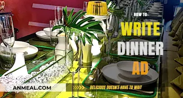 Crafting Compelling Dinner Ads: Tips for Writing Irresistible Invitations