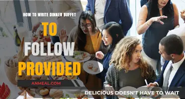 Crafting the Perfect Dinner Buffet: Tips to Follow Provided Guidelines