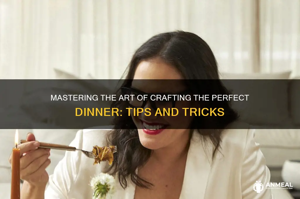 how to write dinner