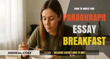 Mastering the Art of Writing a Five-Paragraph Essay on Breakfast