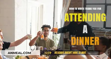 Expressing Gratitude: Crafting the Perfect Thank You for Dinner Guests