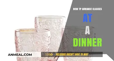 Elegant Glassware Setup: Mastering Dinner Table Arrangements with Style