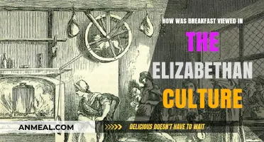 Breakfast in Elizabethan England: A Cultural and Historical Perspective