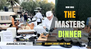 A Culinary Journey: The Masters Dinner Experience Unveiled