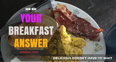 How Was Your Breakfast? Exploring Morning Meals and Their Impact