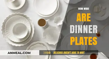 Standard Dinner Plate Widths: A Guide to Perfect Table Settings