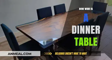 Choosing the Perfect Dinner Table Width for Your Space