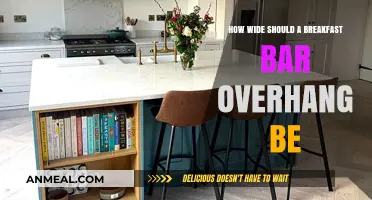 Ideal Breakfast Bar Overhang: Comfort, Functionality, and Design Tips
