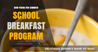 Summer School Breakfast Program: Ideal Age for Early Participation