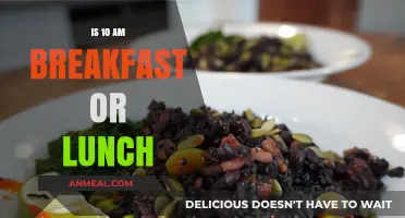 Breakfast or Lunch: Decoding the 10 AM Meal Dilemma