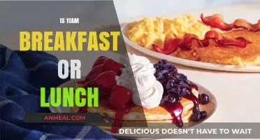 Breakfast or Lunch: Decoding the 11 AM Meal Dilemma