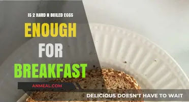 Are Two Hard-Boiled Eggs Sufficient for a Filling Breakfast?