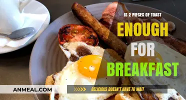 Is Two Slices of Toast a Satisfying Breakfast Choice?