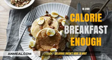 Is a 200-Calorie Breakfast Enough to Fuel Your Day?