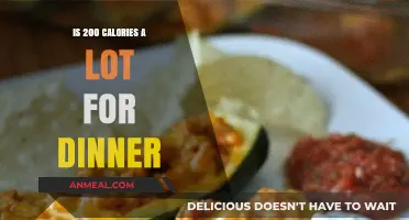 Is 200 Calories Enough for a Satisfying Dinner?