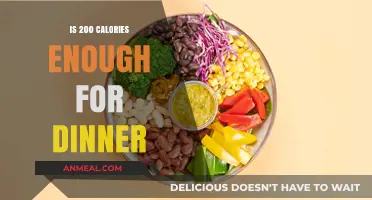 Is a 200-Calorie Dinner Enough for Your Nutritional Needs?