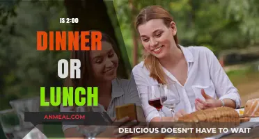 Dinner or Lunch at 2:00 PM: Decoding the Meal Time Dilemma