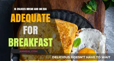 Is Two Slices of Bread and an Egg Enough for Breakfast?