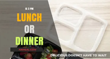 Lunch or Dinner Dilemma: Decoding the 3 PM Meal Confusion