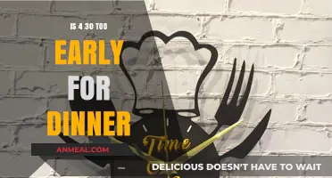 Is 4:30 PM Too Early for Dinner? Exploring Meal Timing