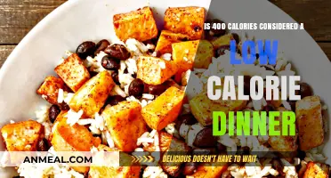 Is a 400-Calorie Dinner Truly Low-Calorie? Let's Explore