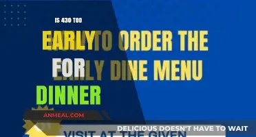 Is 4:30 PM Dinner Too Early? Exploring Mealtime Norms
