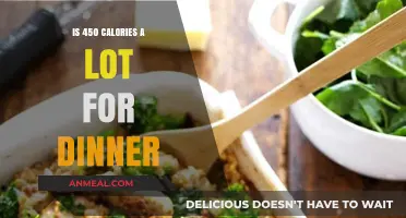 Is 450 Calories for Dinner Enough or Too Much?