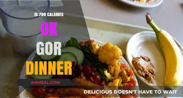 Is a 700-Calorie Dinner Healthy or Harmful?
