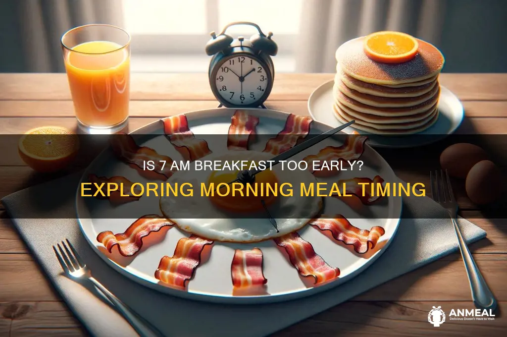 is 7am too early for breakfast