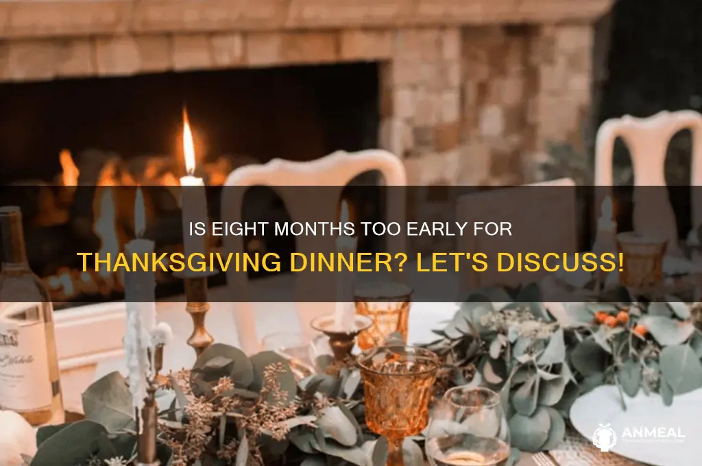 is 8 months too soon to go to tday dinner