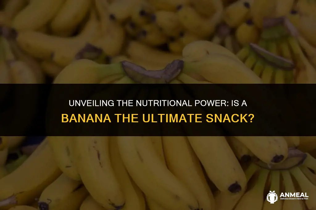 is a banana a good snack