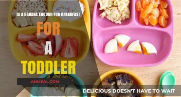 Is a Banana Enough for a Toddler's Breakfast? Expert Insights