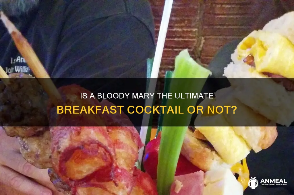 is a bloody mary a breakfast drink