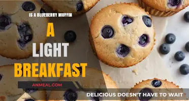 Blueberry Muffin Breakfast: Light or Heavy Start to Your Day?