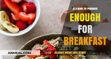 Is Porridge Alone Sufficient for a Balanced Breakfast?