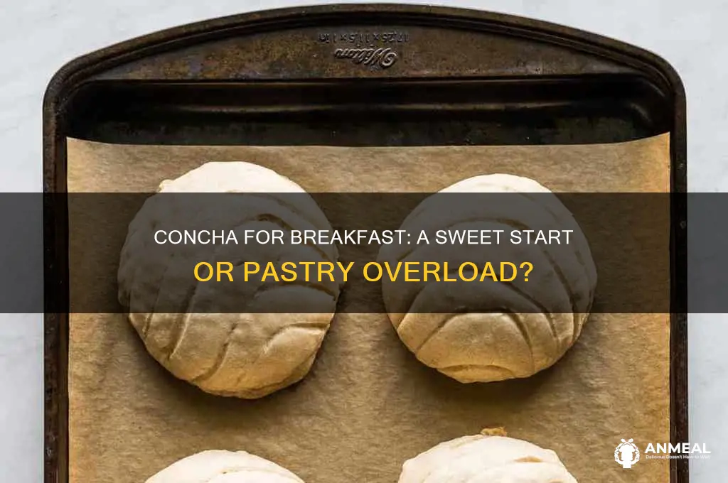 is a concha a proper breakfast