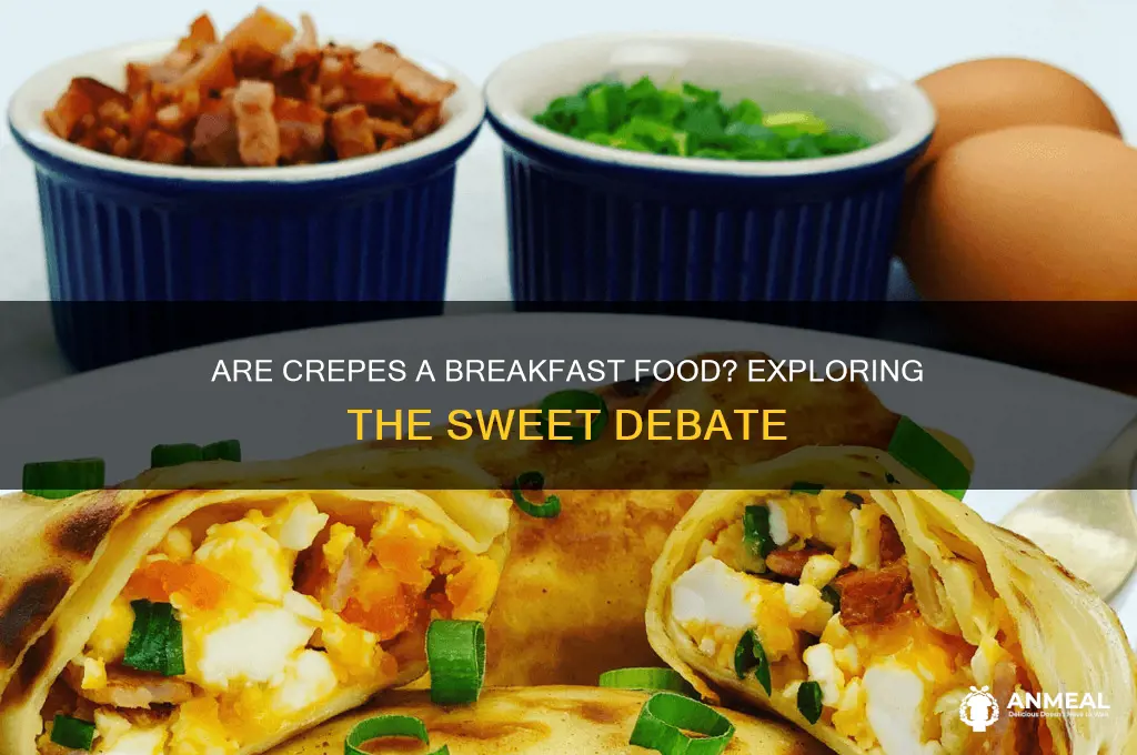 is a crepe a breakfast food