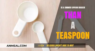 Dinner Spoon vs. Teaspoon: Which One is Bigger?