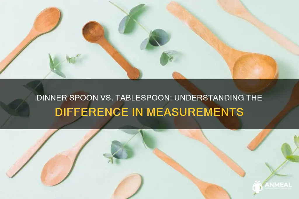 is a dinner spoon the same as a tablespoon