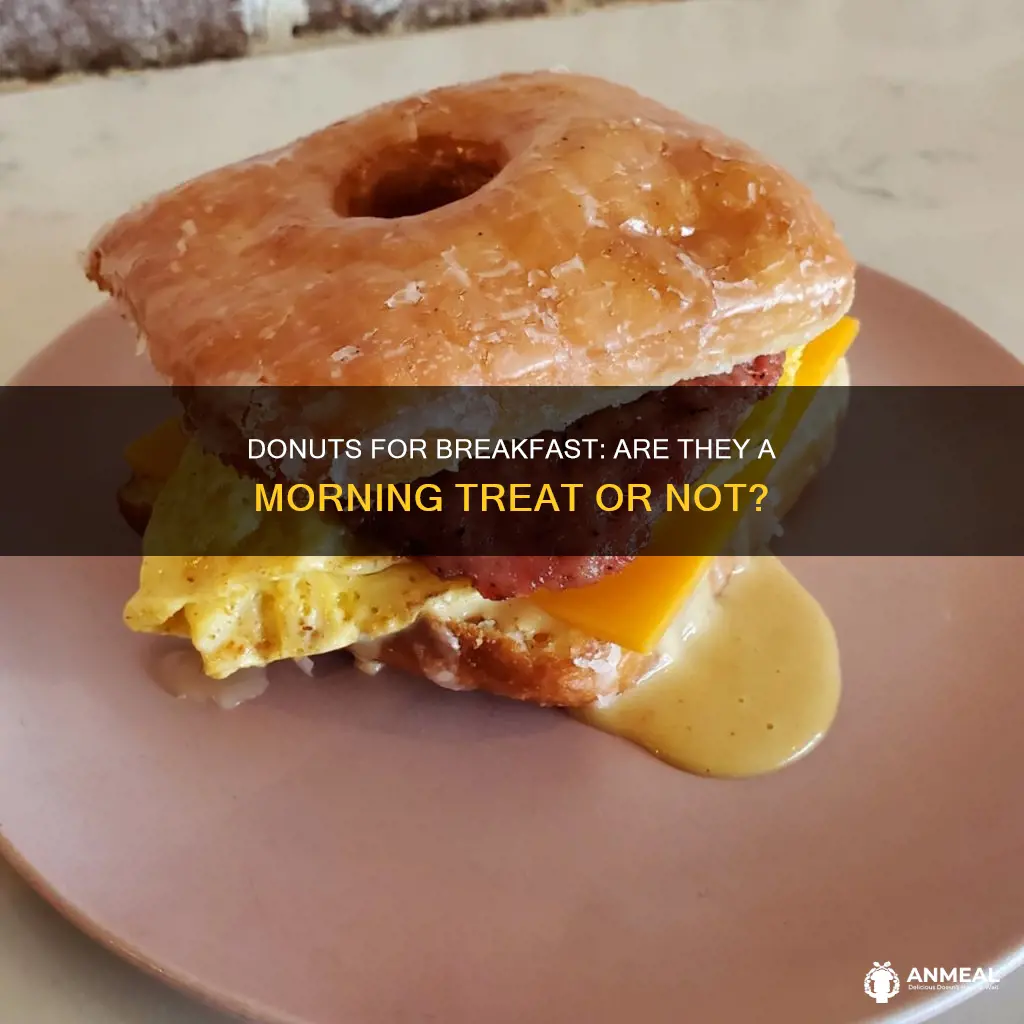 is a donut a breakfast food