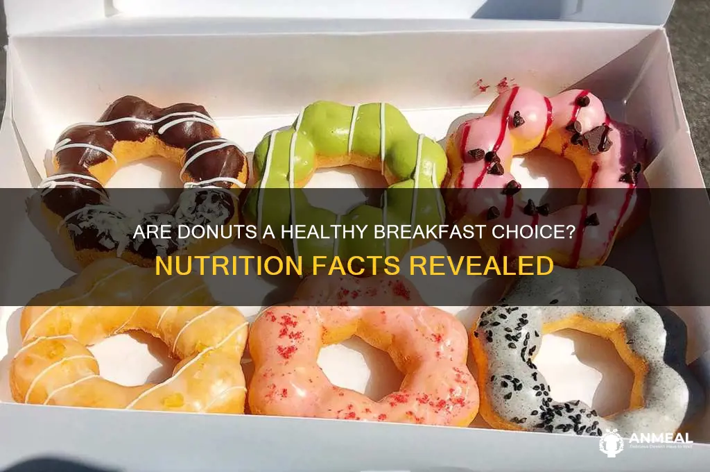 is a donut unhealthy breakfast